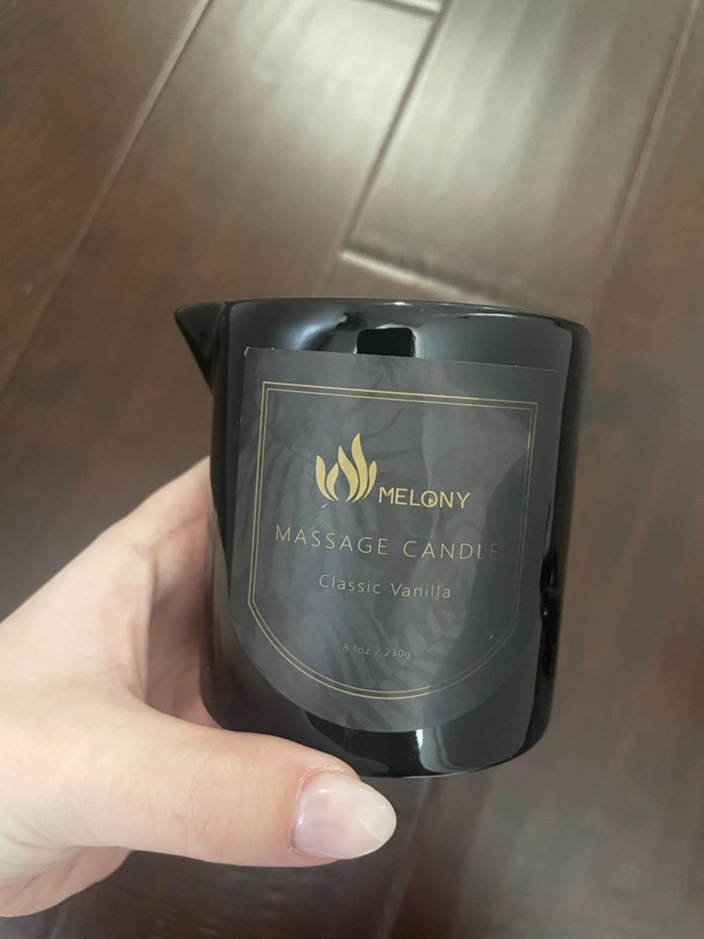 Melony Classic Vanilla Massage Candle